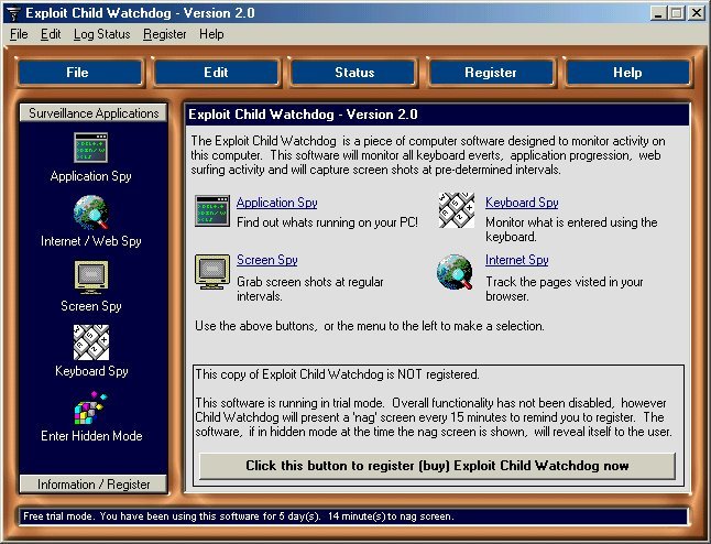 Exploit Child Watchdog Screenshot